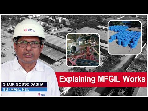 MEIL GM Shaik Gouse Basha Explaining MFGIL Works | Fiber Glass UNIT