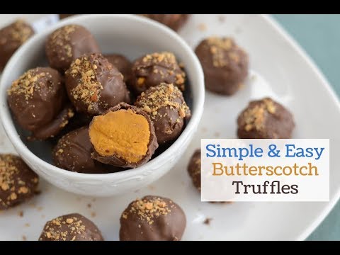 How to Make Butterscotch Truffles (Only 4 Ingredients Needed)