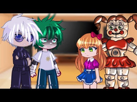 Fandoms React To Elizabeth Afton || Gacha React