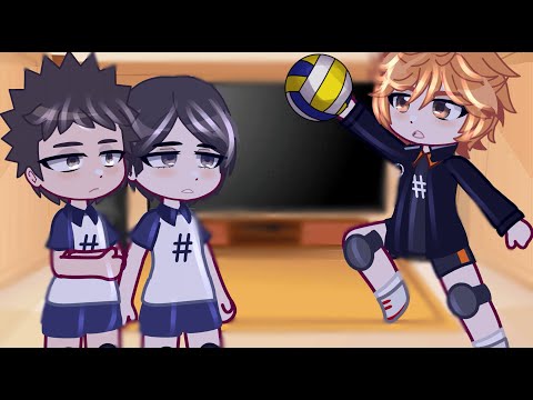 Past Kageyama's Team React To Hinata Shoyo || Hakyuu!! || Gacha React