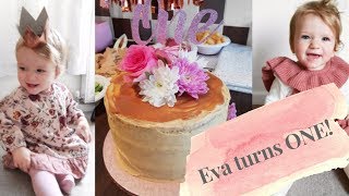 EVA TURNS ONE!! | FIRST BIRTHDAY VLOG