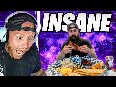 TIM REACTS TO MASSIVE IMPOSSIBLE BREAKFAST CHALLENGE