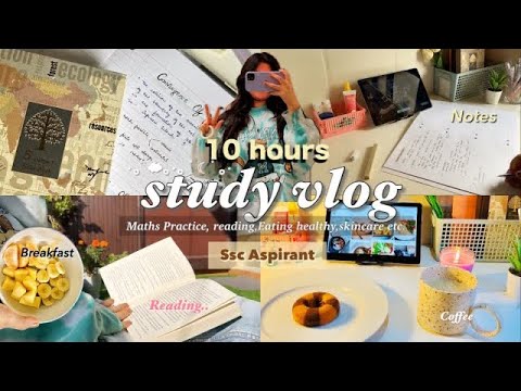 Ssc cgl study vlog 📓☕️ An honest day of ssc aspirant #sscaspirants #ssccgl #studyvlog #ssc