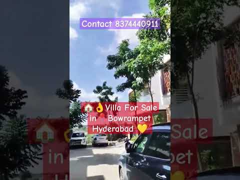 🏠👌 Villa for Sale in Bowrampet Hyderabad #shorts #viralvideo #shortvideo #villasforsale #readytomove