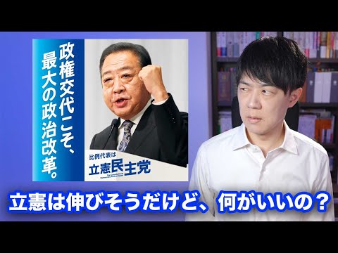 【地獄】立憲民主党が衆院選で大幅に議席を伸ばしそうですが…この政策で支持するってどういうこと？【シリーズ衆院選2024公約を読む：立憲民主党編】