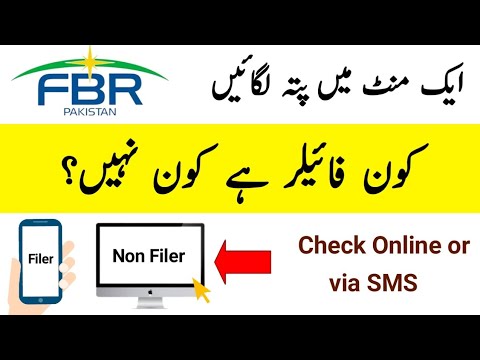 how to check filer status in pakistan