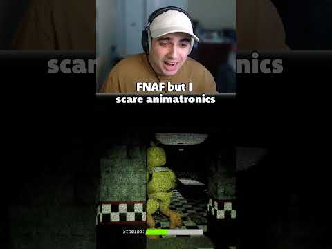 Scaring Animatronics in FNAF #shorts