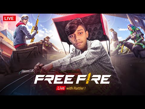 🔴ANDHA RUSH GAMEPLAY IN FREE FIRE W Rattler 🕒Day-2/30 #500k #freefire