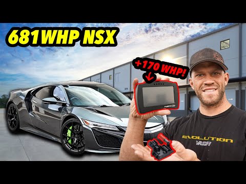 TUNING THE NEW ACURA NSX! (ETHANOL + BOOST)