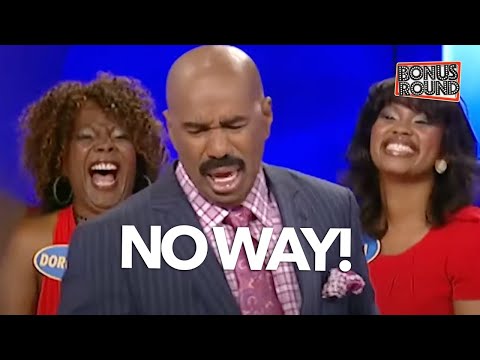 Steve Harvey Answer Reactions On Family Feud