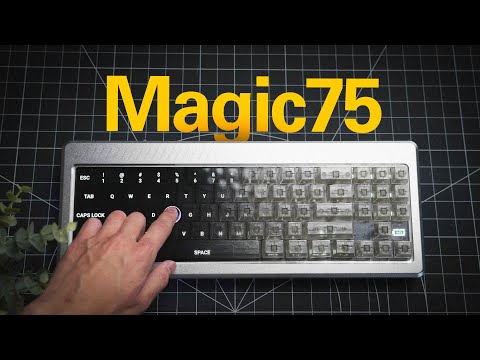 A keyboard that's a SCREEN? Magic75 Showcase + Sound Test