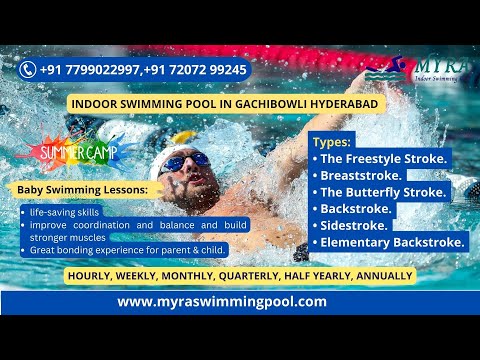 Temperature Controlled Indoor Swimming Pool Near Gachibowli, Hyderabad