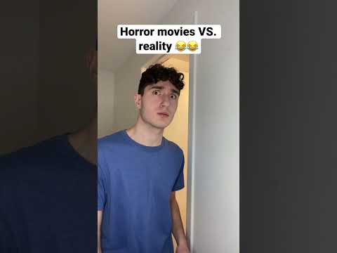 Horror movies VS. reality #shorts #funny #comedy