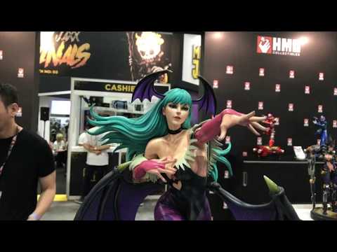 HMO Dark Stalkers Morrigan Statue first look in STGCC 2017