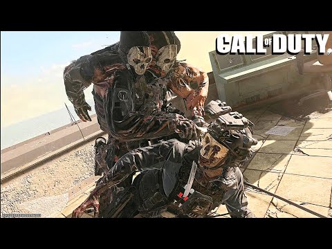 New Blackcell Ghost Monster Skin (Alone) With Finishing Moves - Call Of Duty MW3 Finishers