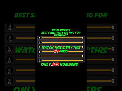 Best sensitivity setting for headshot in free fire|after update😤2024 FF setting #foryou #foryoupage