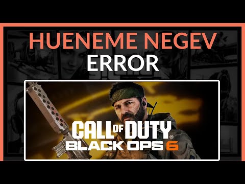 FIX Black Ops 6 Hueneme Negev ERROR - Full Guide (2024)