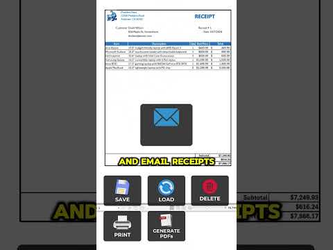 Watch Me Create This Receipt & Invoice Template + Free Download