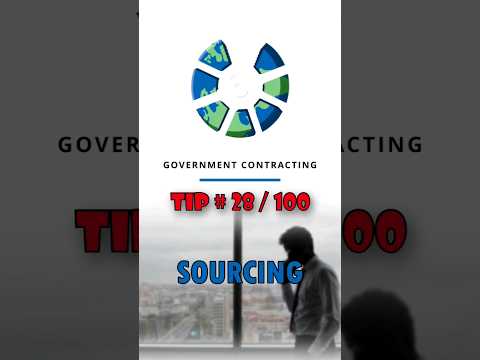 What is Sourcing? | Win Government Contracts! ✅ #smallbusiness #governmentcontracting #money