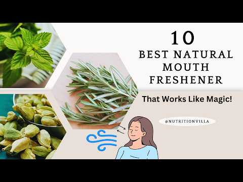 What are the best mouth fresheners? 🍋 10 Natural mouth fresheners for fresh breath all day