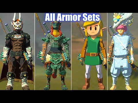 All 64 Armor Sets & Outfits - Zelda Tears of the Kingdom