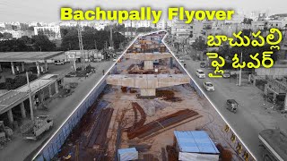 Bachupally Flyover Works | #hyderabad #infrastructure #latest