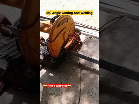 How to Ms Angle Cutting||#Welding||