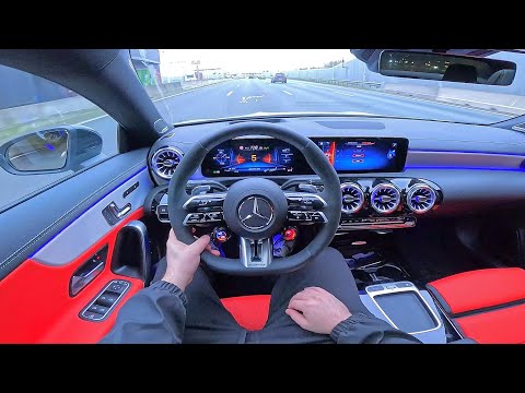 NEW Mercedes AMG CLA 45 S 4Matic+ 2024 POV TEST DRIVE and REVIEW