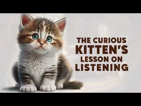 Curious Kitten Lesson on Listening| Stories for kids |#kids #storytelling #moralstories  #shortstory