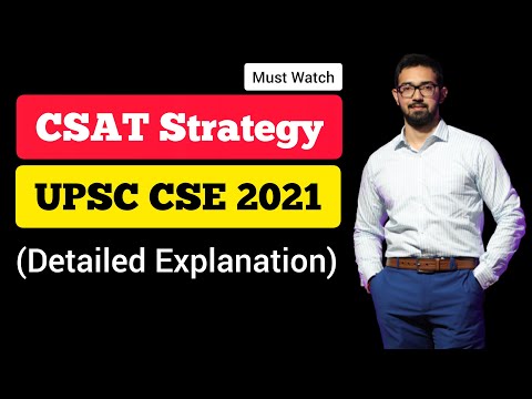 CSAT Strategy for UPSC Prelims 2021 | UPSC CSE