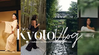 japan travel vlog | kyoto tea ceremony + geisha + vintage shops + temples & more! allyiahsface vlog