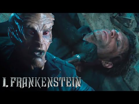 'Adam Fights Zuriel' Scene | I, Frankenstein