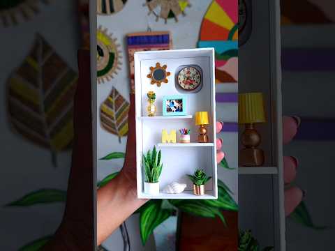 Ep: 10/10 Chhoti Si Kalakari | Miniature Shelf #diy #craft #miniature #bestoutofwaste