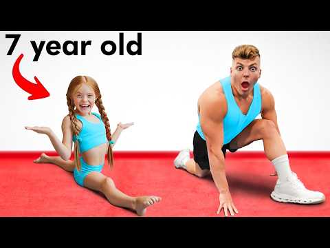 KID vs ADULT Extreme Gymnastics Challenge