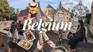 BELGIUM VLOG || exploring fairytale cities Brussels, Bruges, & Ghent! 🇧🇪