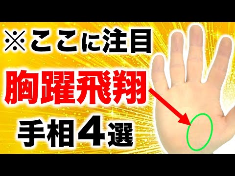 【手相】生命線の下に注目！ワクワク胸躍飛翔手相４選【移動線・拡大二重生命線】