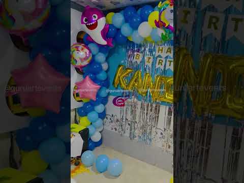 House birthday party Balloons Decoration work done by @guruartevents  #decoration #happybirthday