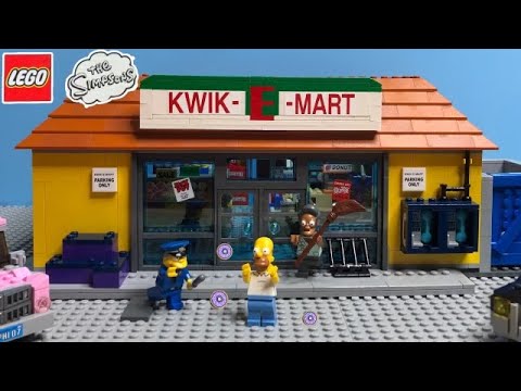 Lego Simpsons | A Day At The Kwik-E-Mart