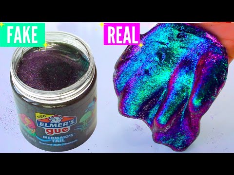 FAKE STORE SLIME VS REAL SLIME