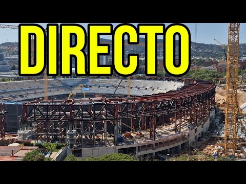 🔴OBRAS CAMP NOU EN DIRECTO