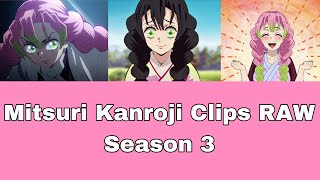 Mitsuri Kanroji Clips RAW Season 3 | HD Quality Long Duration (link download in description)