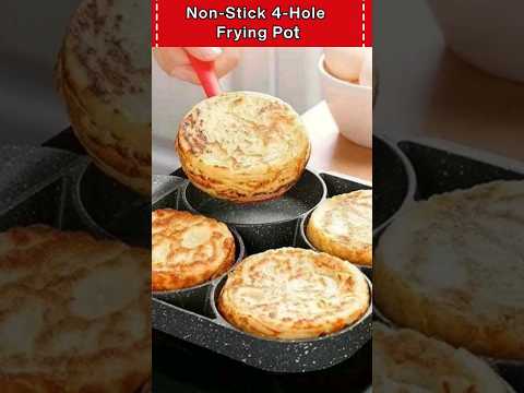 Revolutionize Your Breakfast: Non-Stick 4-Hole Frying Pot | #sponsored #Temu