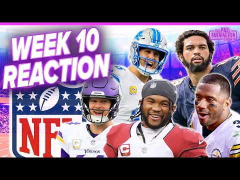 NFL Week 10 Reaction: Lions WON'T LOSE, Steelers & Cardinals STATEMENTS, Vikings SURVIVE | PFS