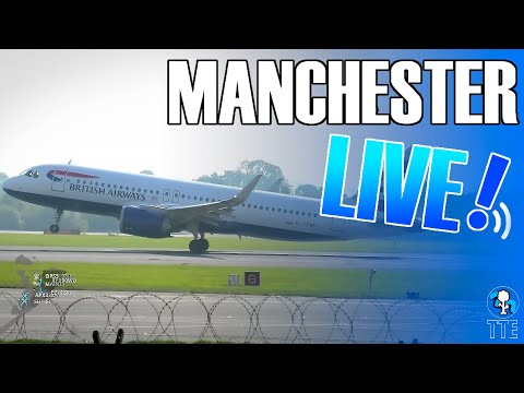 Manchester Airport Live! Stunning Close Up Aviation #planespotting #manchesterairportlive