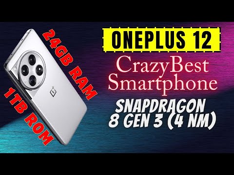 ONEPLUS 12 5G| Crazy Smartphone Reviews |Snapdragon 8 Gen 3,24GB RAM,1TB ROM| #oneplus #oneplus12