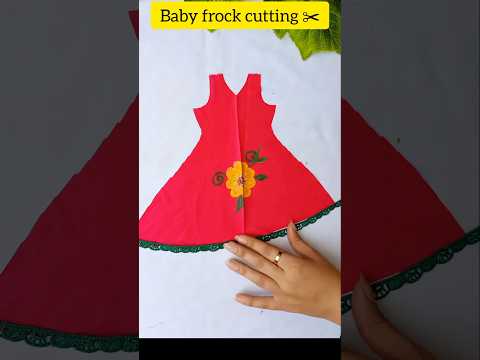 Frock cutting tips and tricks #shorts #short #youtubeshorts #trending #viralshort #frock #diy