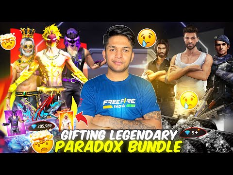 Free Fire Making My Guild Member 1 Level To 100 Level & Legendary Paradox Bundle in 40,000 Diamonds