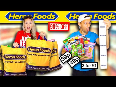 We went BACK to the CHEAPEST SUPERMARKET in the UK - HERON FOODS!