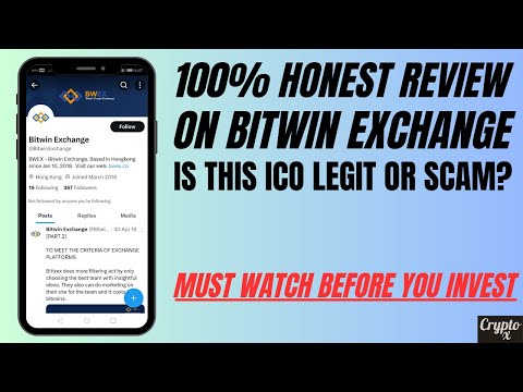 My 100% Honest Review On BitWin Exchange (BWEX) | Is BWEX Legit Or Scam?  BWEX Honest Review