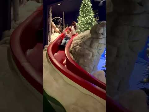 Just having the ride of my life on the Christmas Story slide.